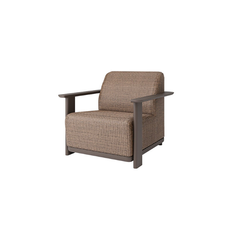 Corte Padded Club Chair Hazel Cocoa Product Image